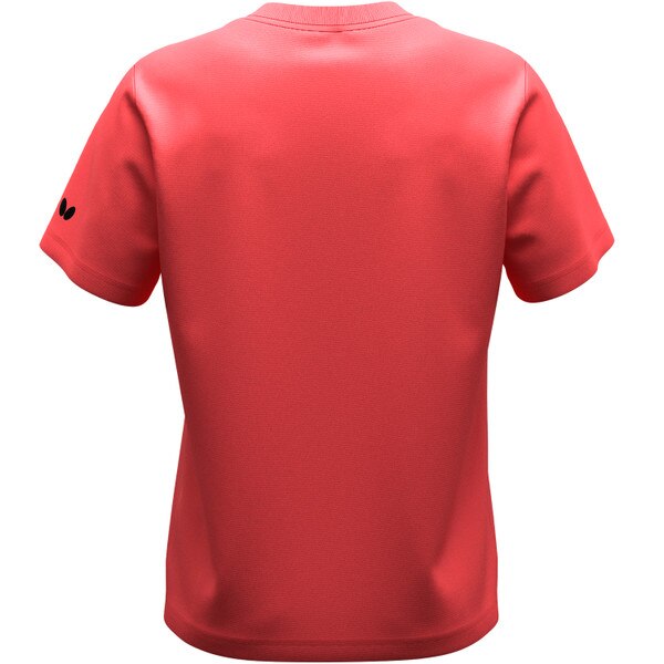 Butterfly Table Tennis BL T-Shirt III - Coral Pink - Back